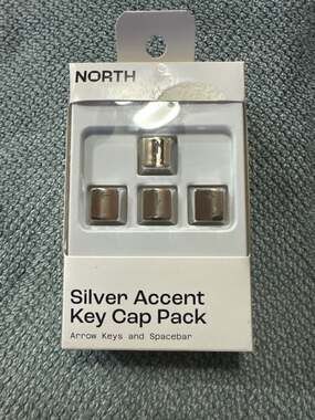 North Silver Accent Key Cap Pack for Mechanical Keyboards
A1